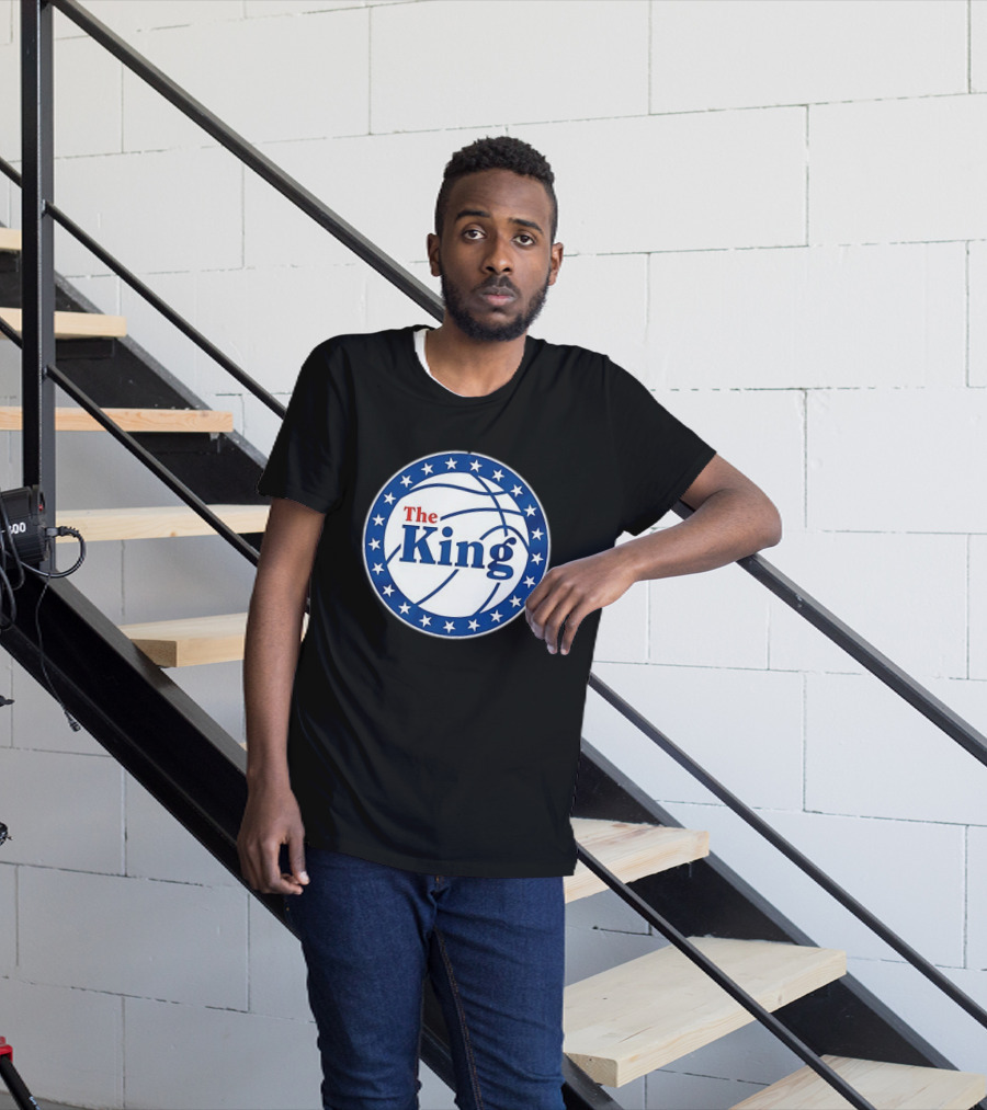 The King Lebron James Philadelphia 76ers 2026 Basketball Stars T-Shirt