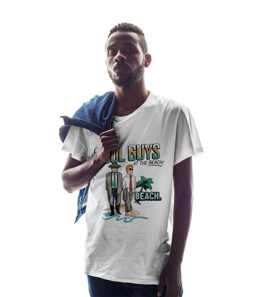 Cool Guys At The Beach Beach T-Shirt