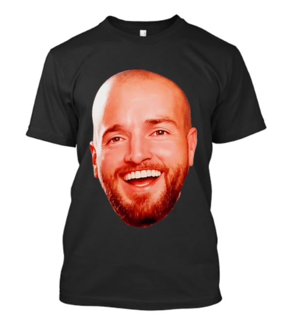 The Smiling Man Happy Face Bold Expression T-Shirt