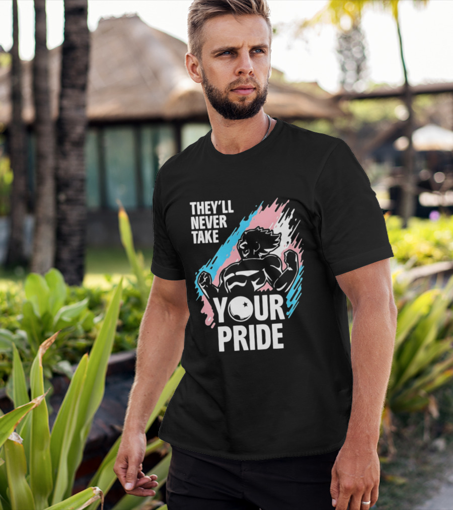 They'll Never Take Your Pride LGBTQ Superhero T-Shirt