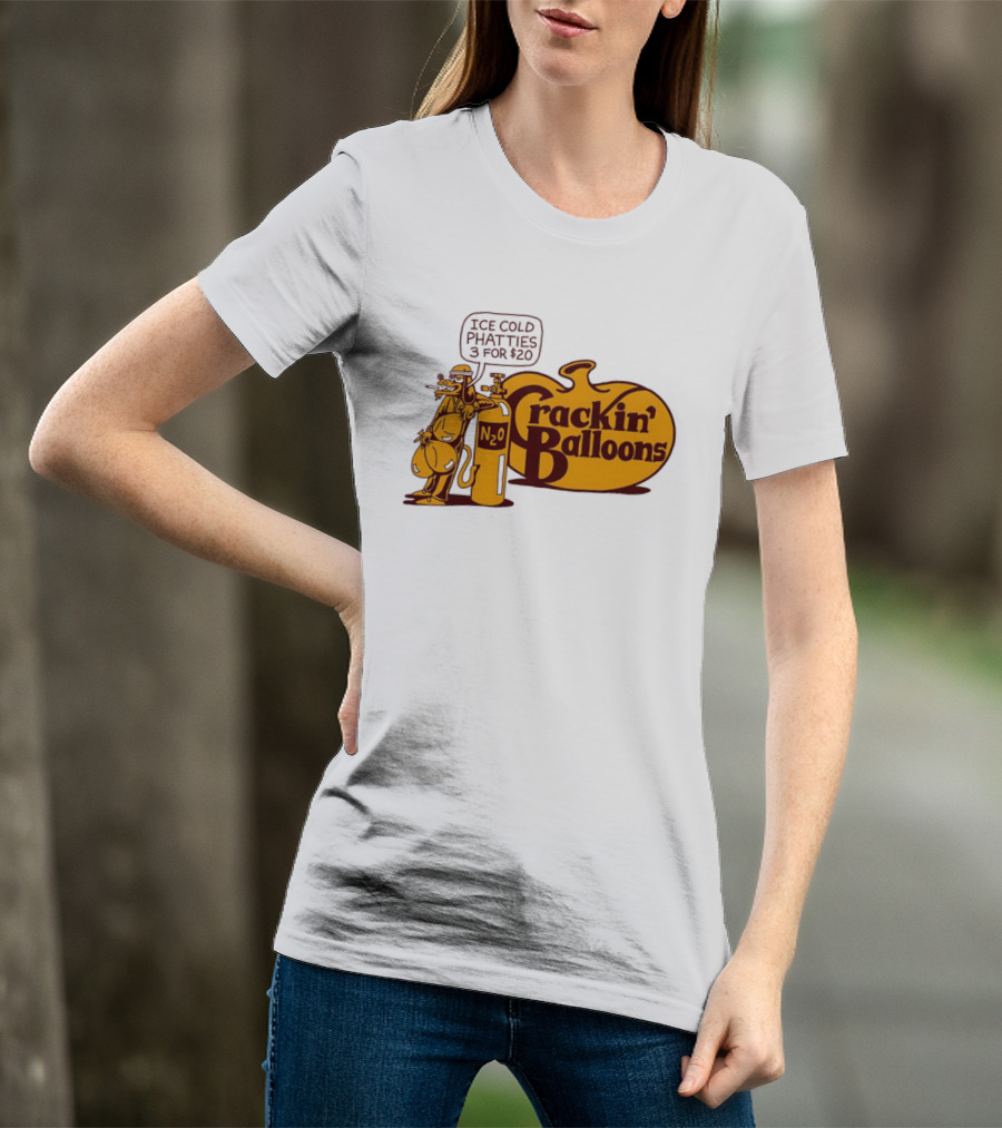 Cracker Barrel Crackin' Balloons Ice Cold Phatties N2O 3 For $20 T-Shirt