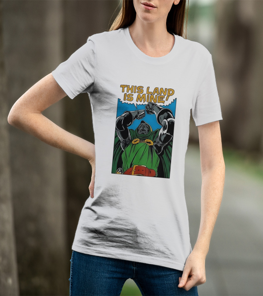 Doctor Doom Marvel Studios This Land Is Mine Vintage Comic T-Shirt
