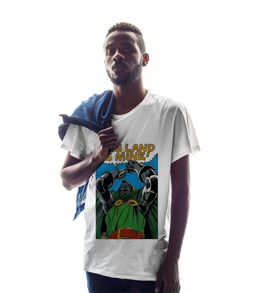 Doctor Doom Marvel Studios This Land Is Mine Vintage Comic T-Shirt