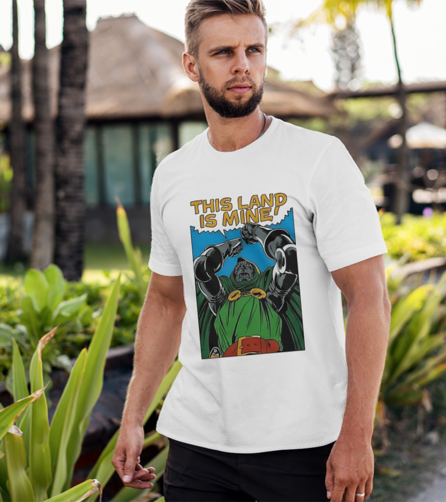 Doctor Doom Marvel Studios This Land Is Mine Vintage Comic T-Shirt