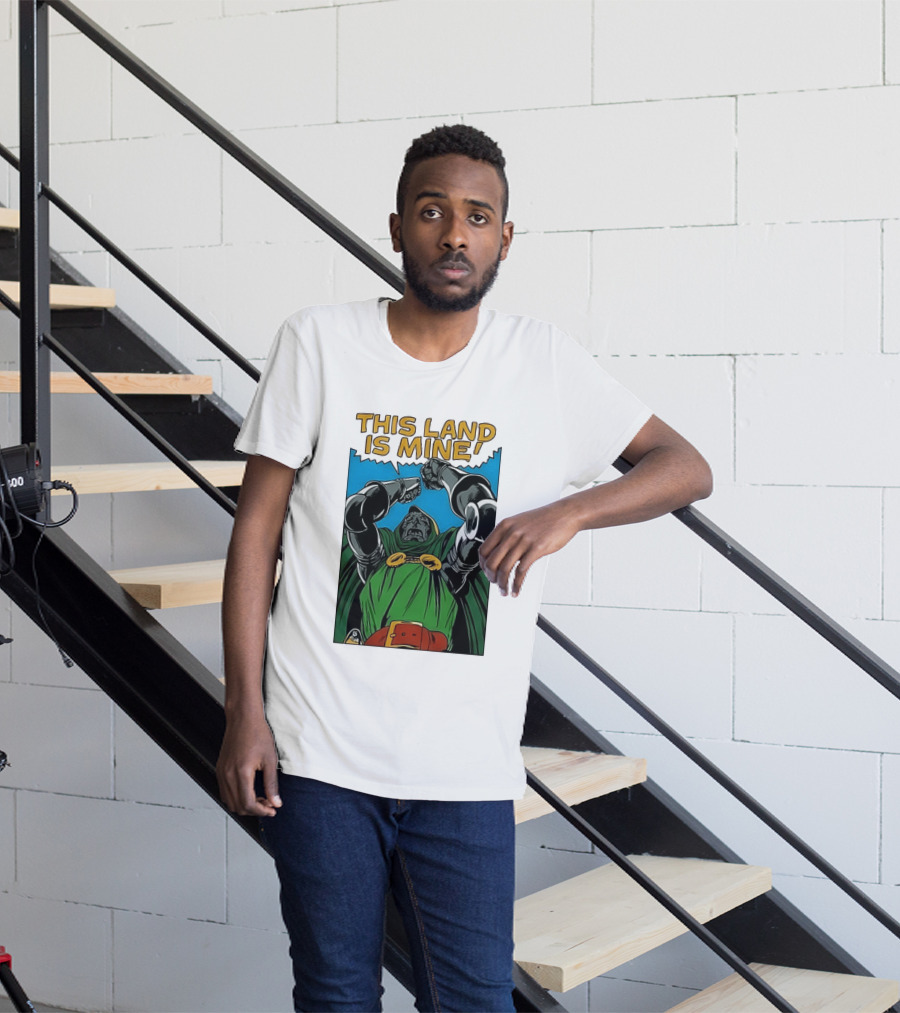 Doctor Doom Marvel Studios This Land Is Mine Vintage Comic T-Shirt