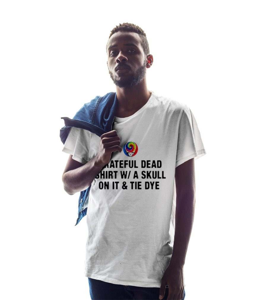 Grateful Dead Skull Tie Dye Spiral T-Shirt
