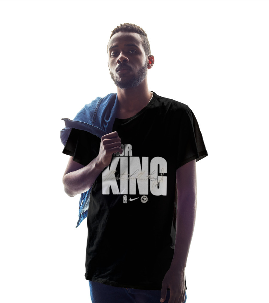Anthony Edwards NBA Philadelphia 76ers Honor King Martin Luther King Jr Team Issued T-Shirt
