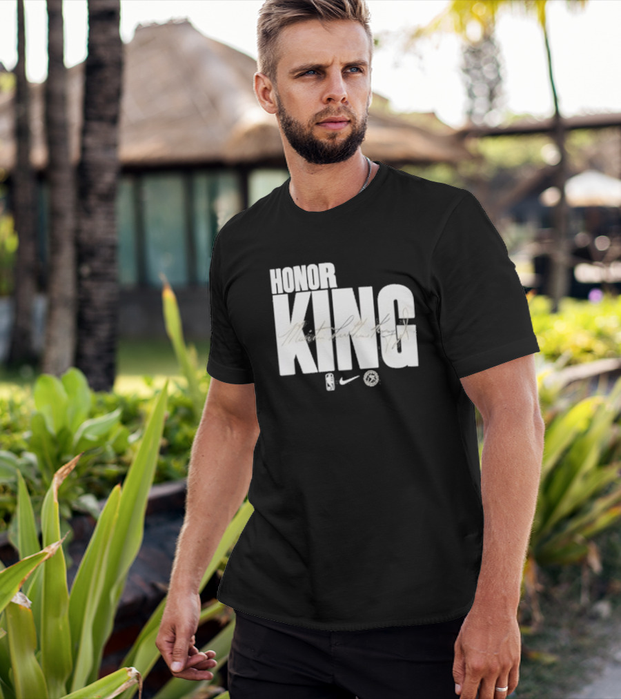 Anthony Edwards NBA Philadelphia 76ers Honor King Martin Luther King Jr Team Issued T-Shirt