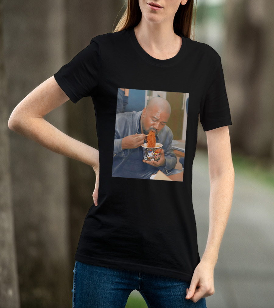 Buldak Bokkeum Myeon Kanye West Noodle Cup Spicy Challenge T-Shirt