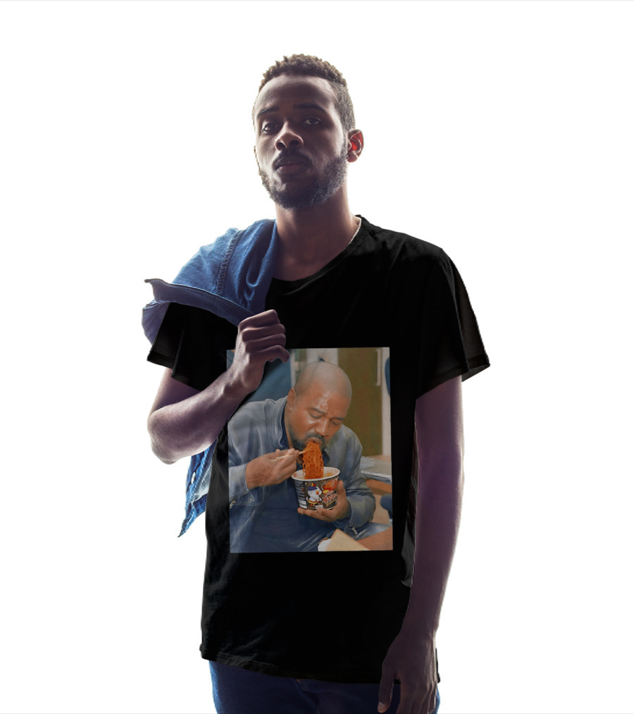 Buldak Bokkeum Myeon Kanye West Noodle Cup Spicy Challenge T-Shirt