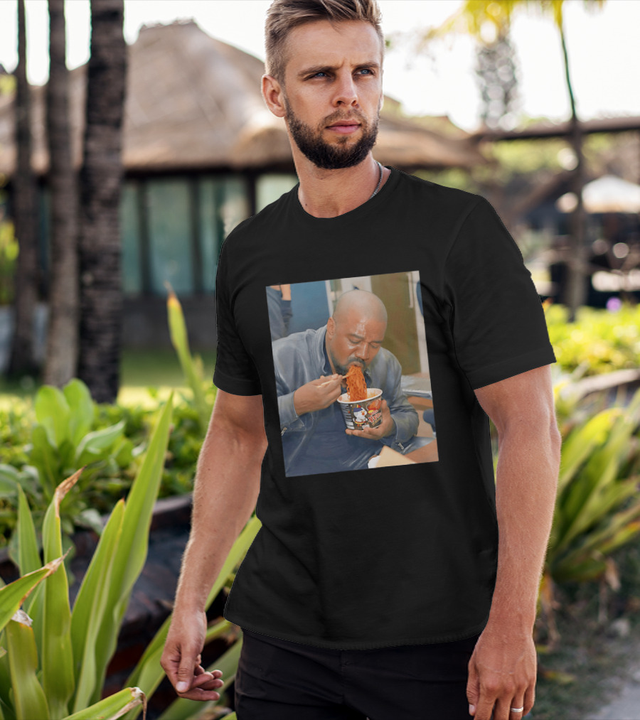 Buldak Bokkeum Myeon Kanye West Noodle Cup Spicy Challenge T-Shirt