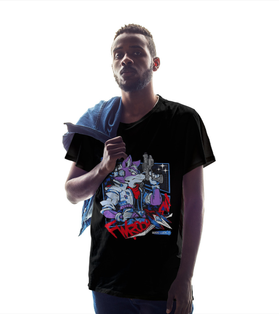 Incoming Message Fwooom Good Luck Star Fox Gaming T-Shirt