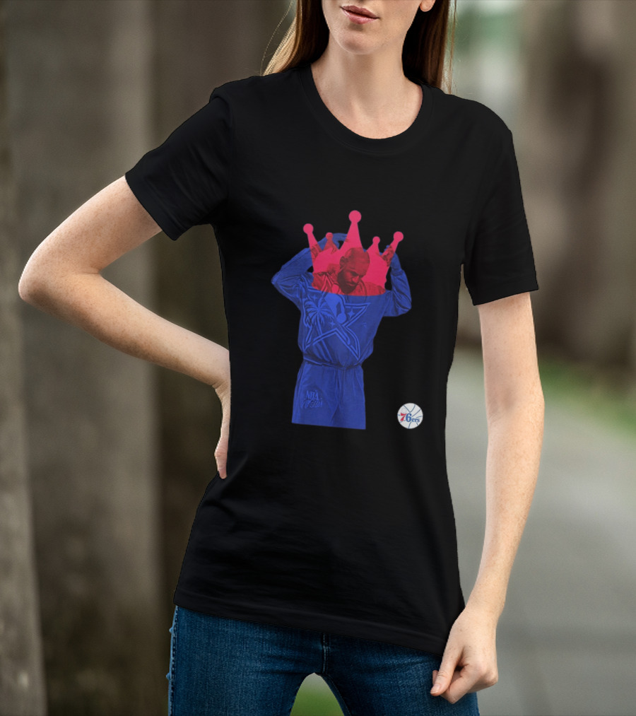 NBA All Star King LeBron James Philadelphia 76ers Season T-Shirt