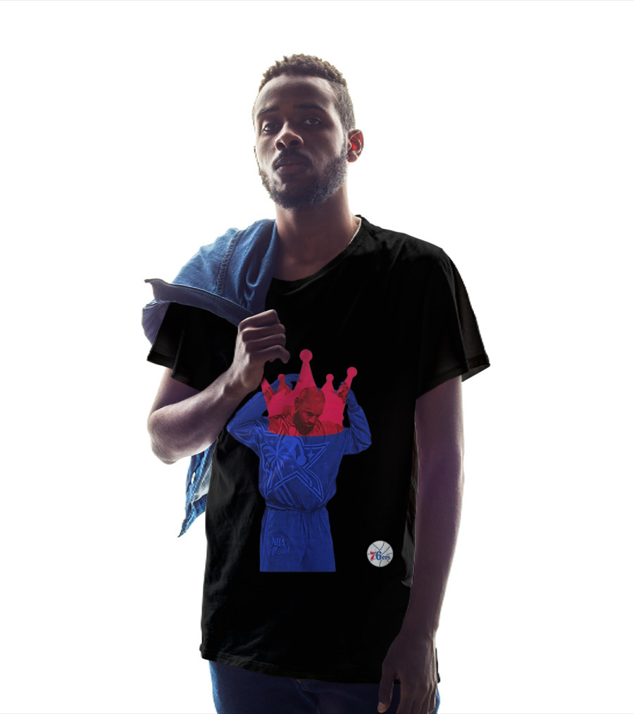 NBA All Star King LeBron James Philadelphia 76ers Season T-Shirt