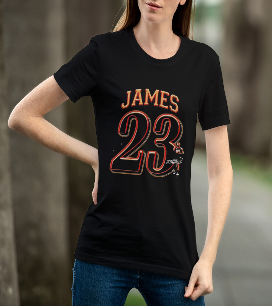 James 23 Basketball Jersey Iconic Sports T-Shirt