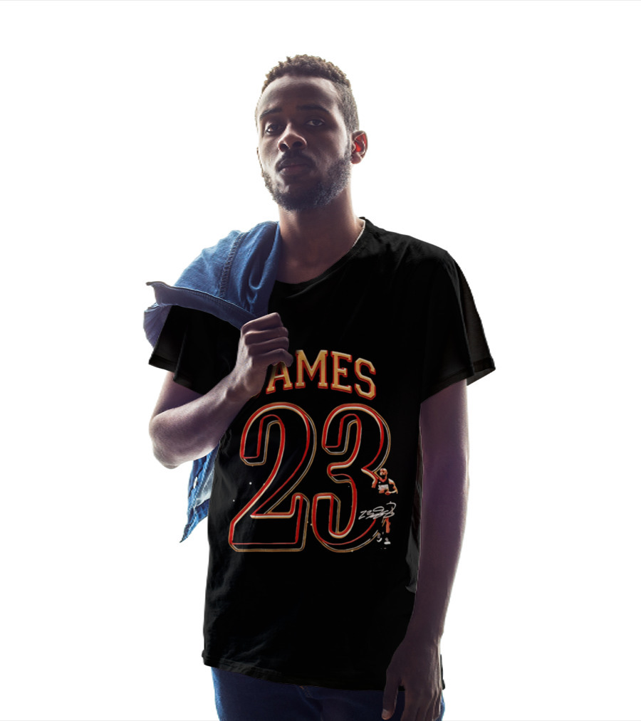 James 23 Basketball Jersey Iconic Sports T-Shirt