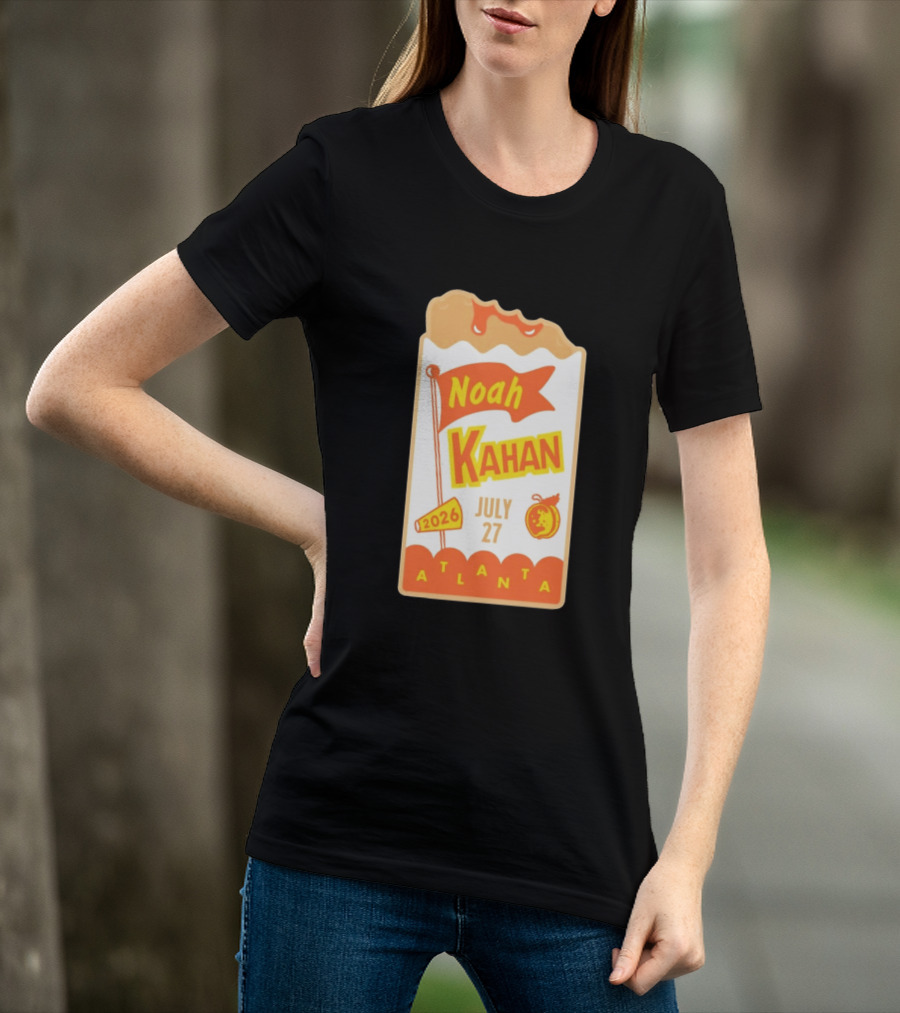 Noah Kahan Atlanta July 27 2026 Event T-Shirt