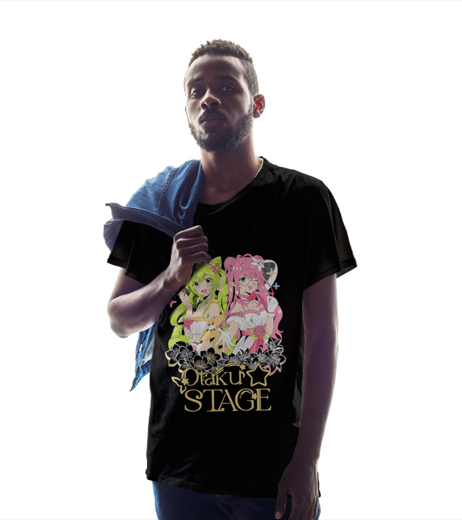 Otaku Stage Inanna Bell Lily Pichu Anime Characters Pastel Aesthetic T-Shirt