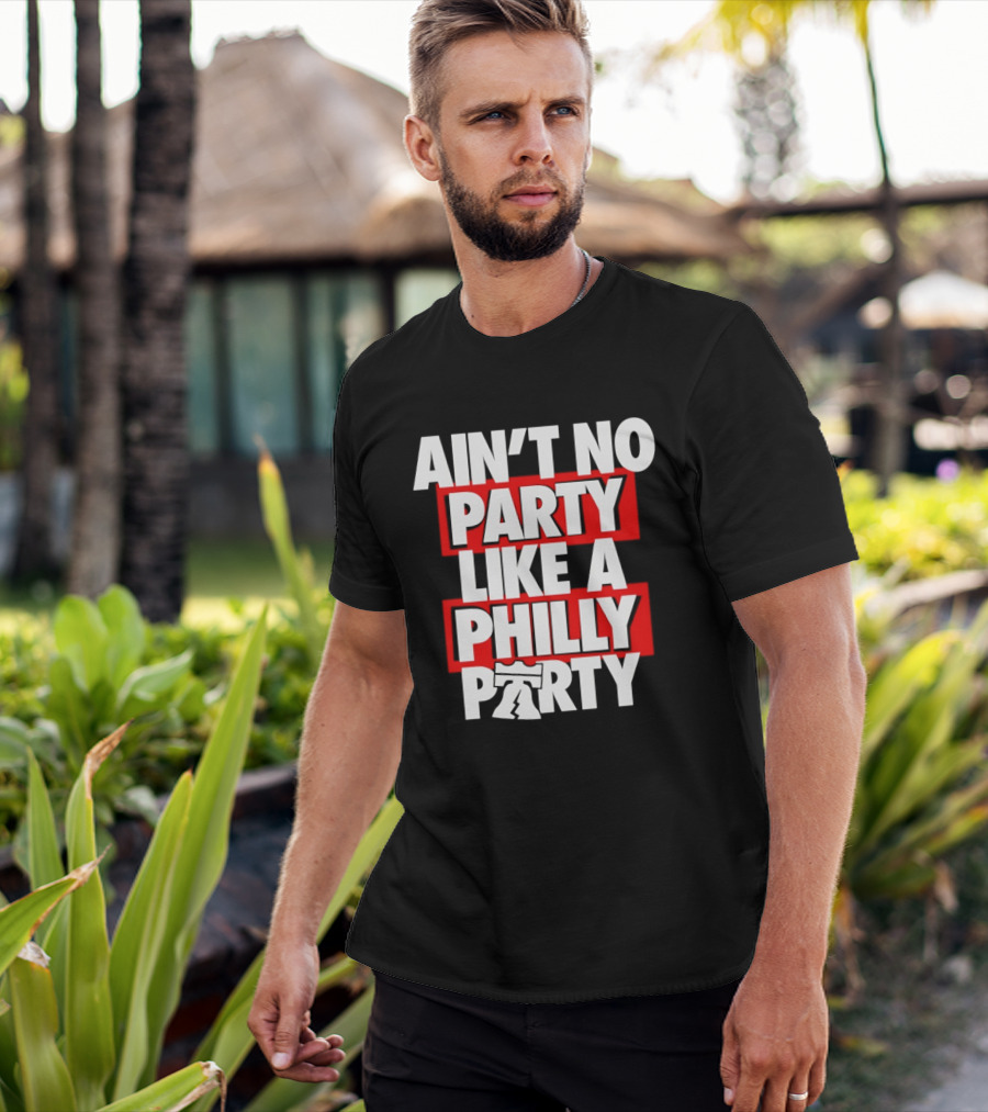 Philadelphia 76ers Ain't No Party Like A Philly Party Liberty Bell T-Shirt