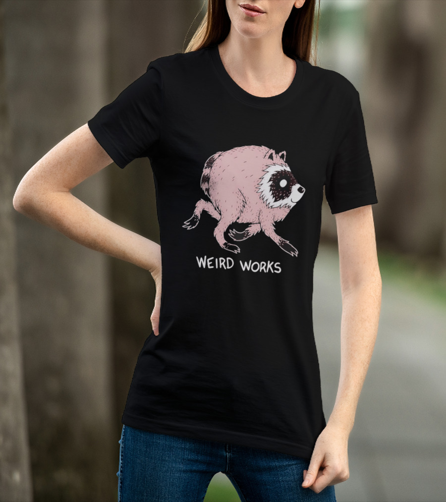 Running Raccoon Weird Works Jimothy T-Shirt