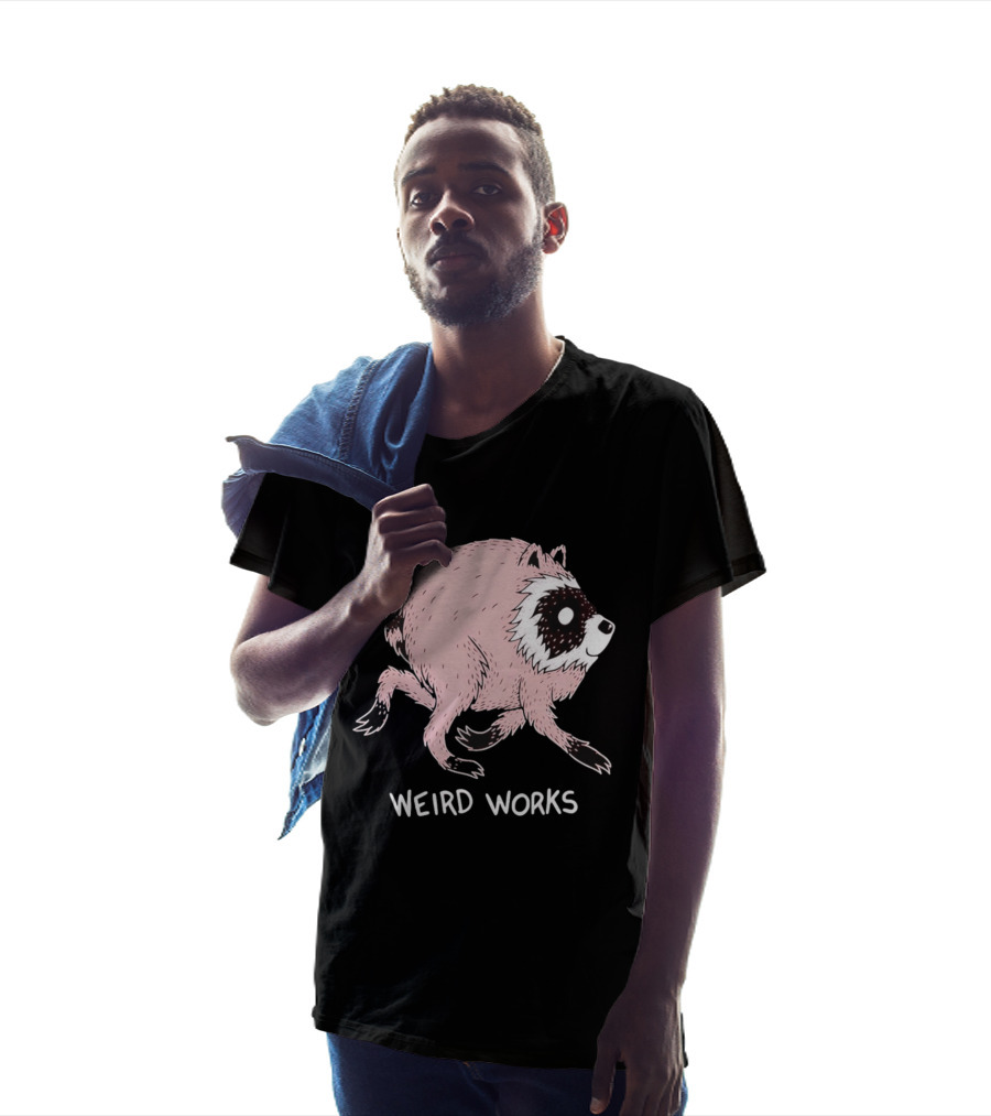 Running Raccoon Weird Works Jimothy T-Shirt