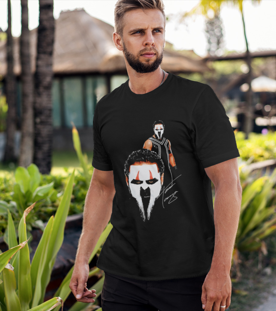 Tama Tonga Face Paint Mask Wrestler Signature T-Shirt