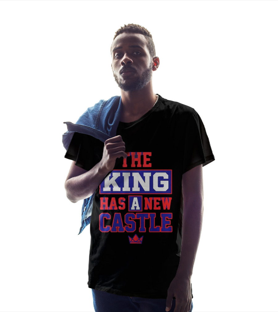 The King Has A New Castle LeBron James Philadelphia 76ers NBA 2026 T-Shirt