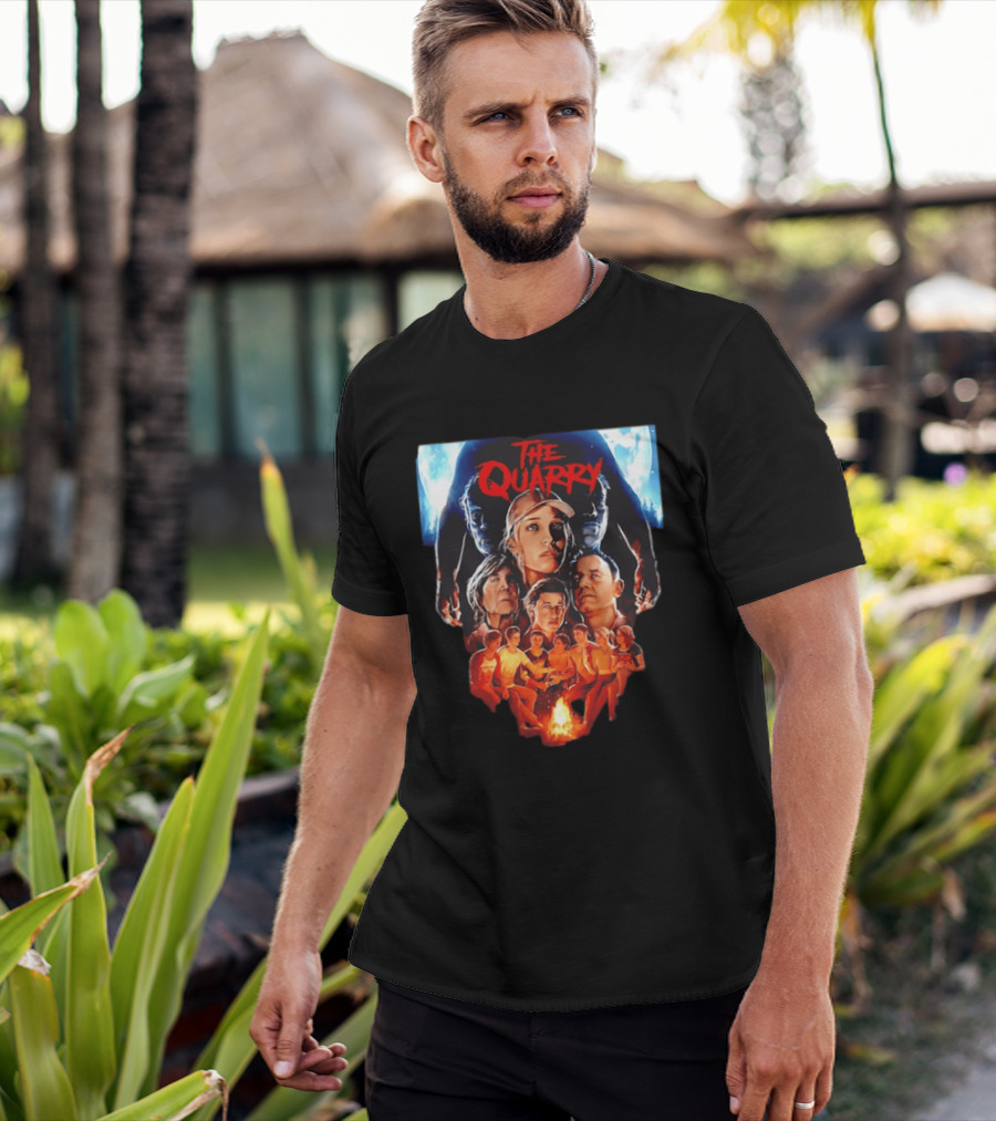 The Quarry Movie Cast Campfire Scene With Moonlit T-Shirt