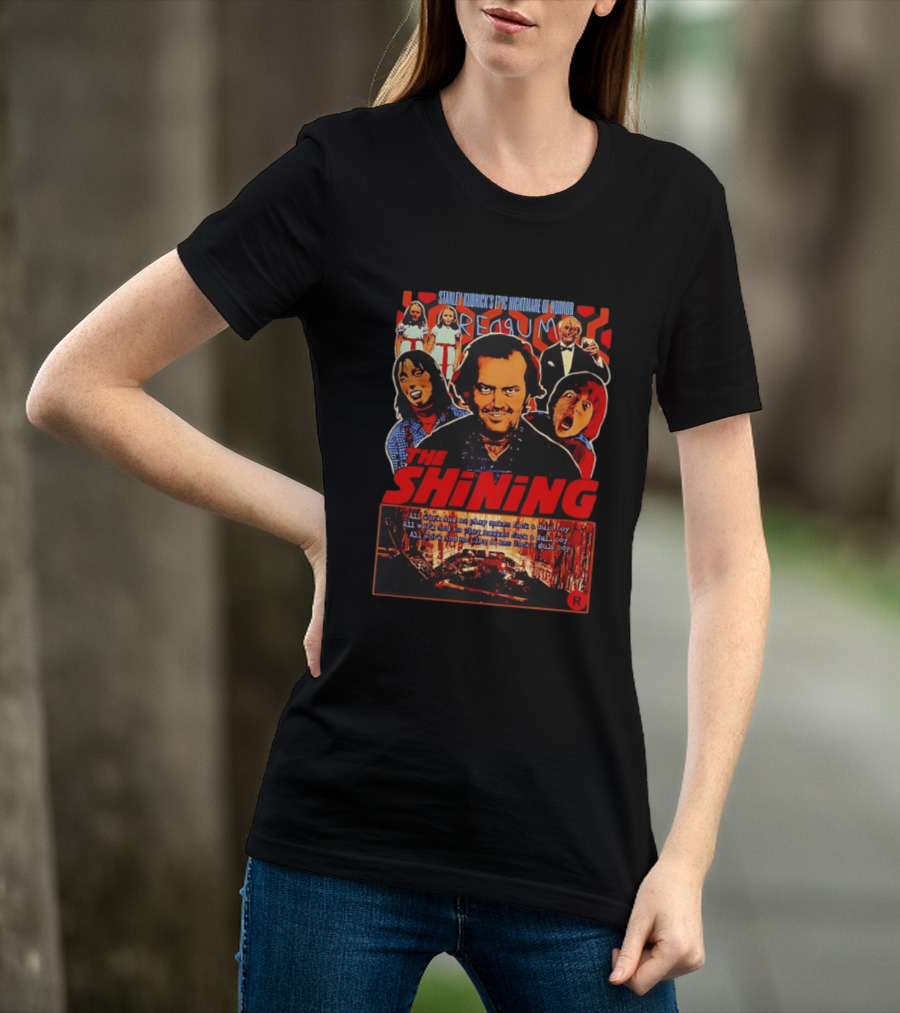 The Shining Stanley Kubrick Epic Nightmare Of Horror REDRUM T-Shirt
