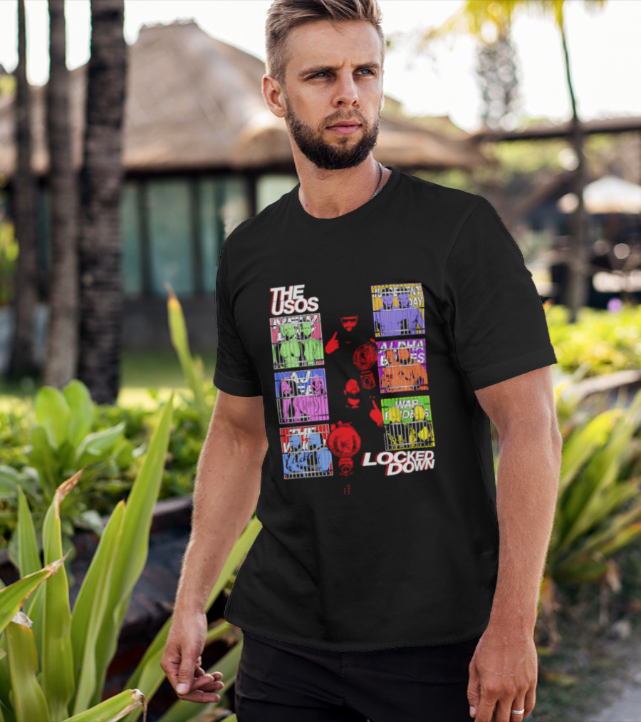 The Usos Locked Down WWE The Judgment Day New Day Alpha Academy T-Shirt