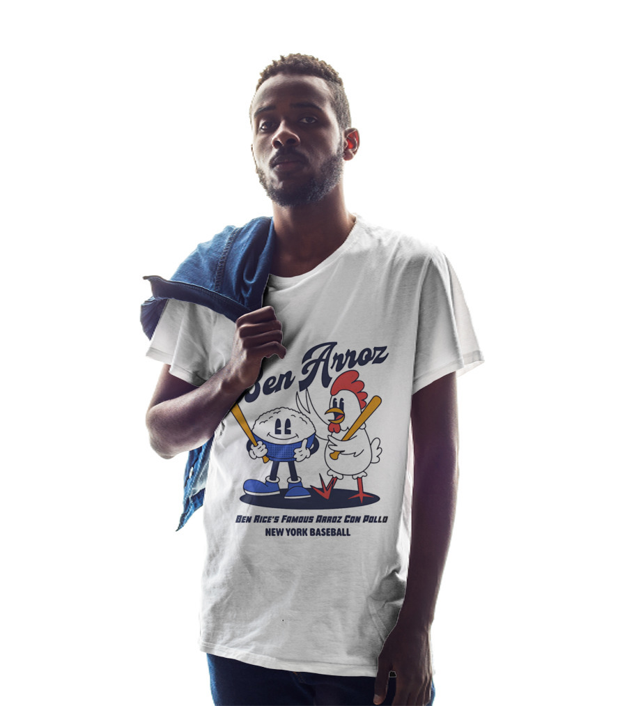 Ben Arroz New York Baseball Arroz Con Pollo Players T-Shirt
