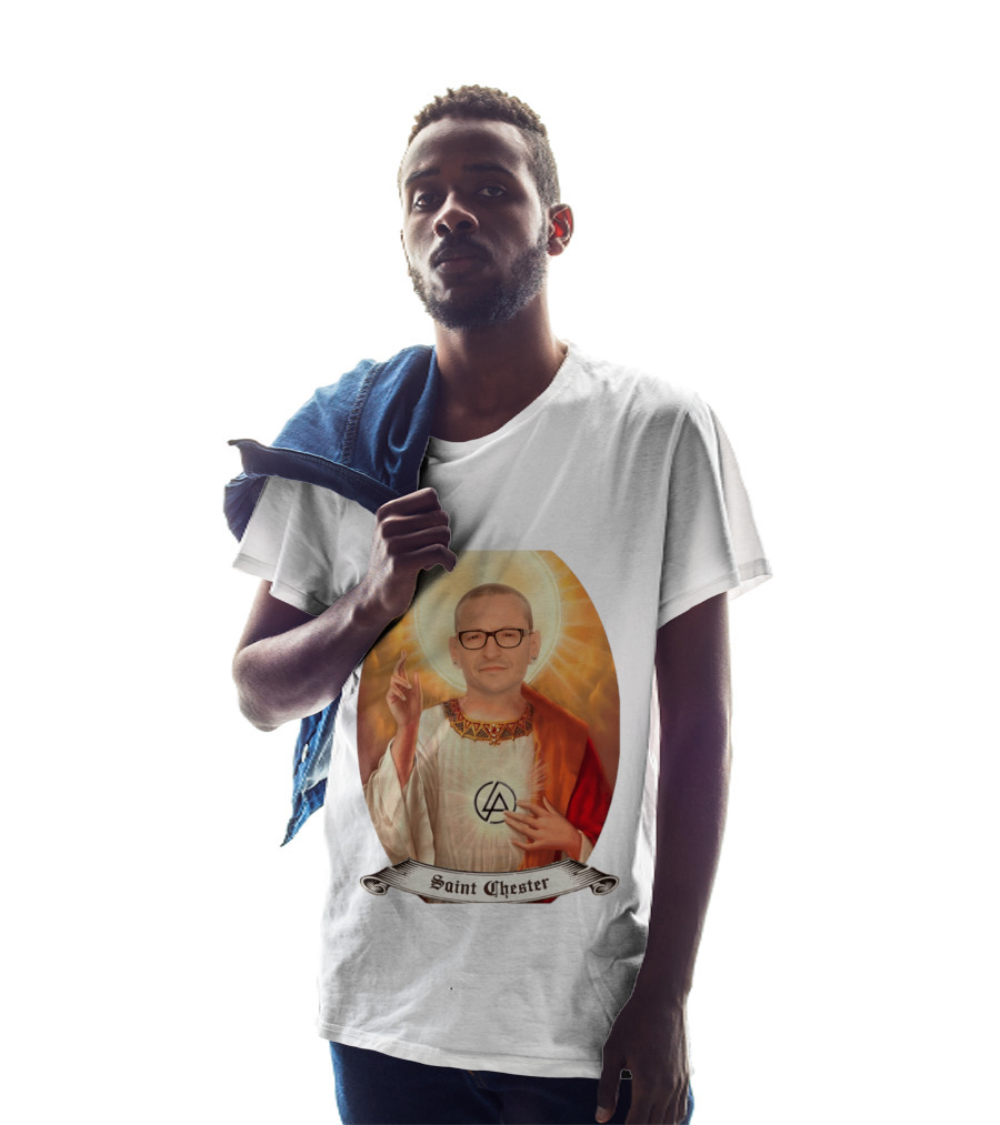 Chester Bennington Saint Chester Linkin Park Memorial T-Shirt