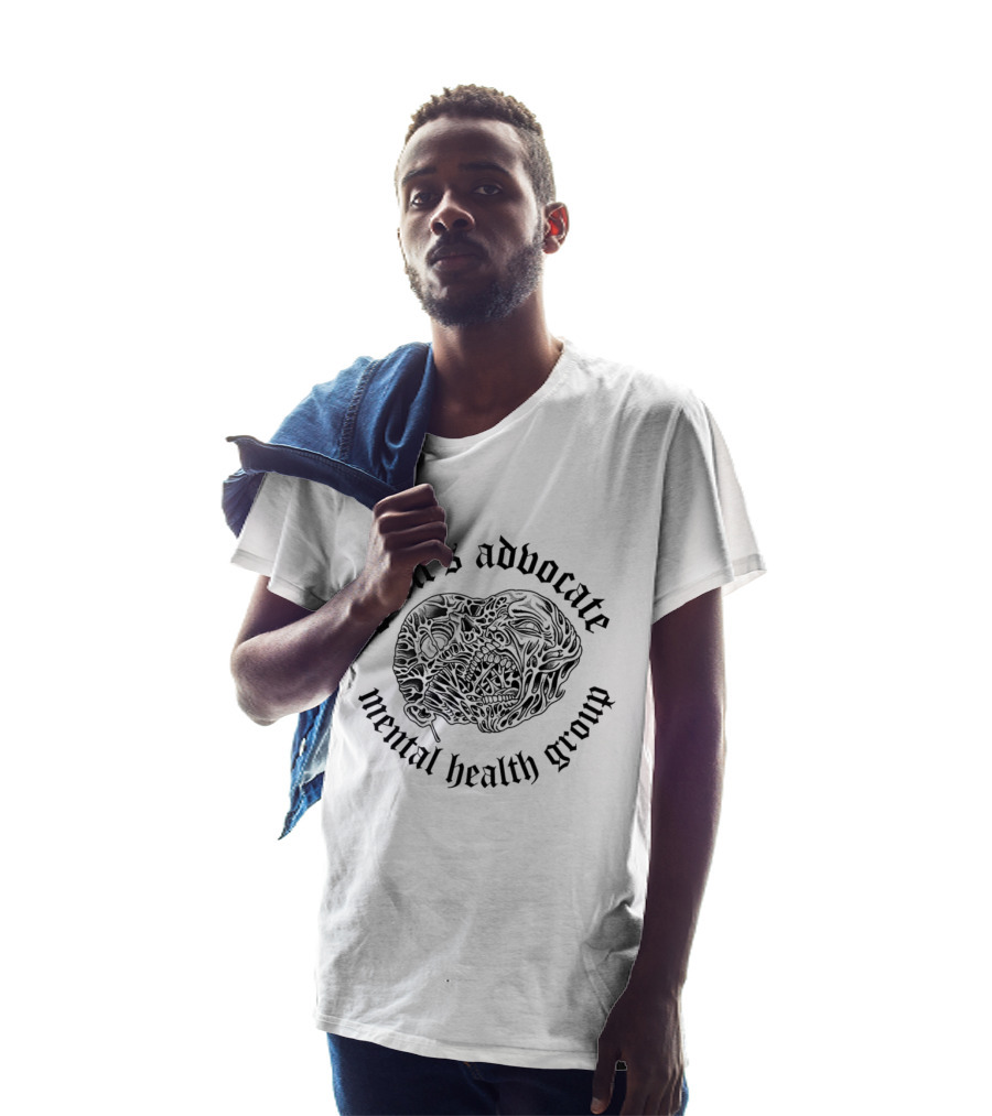 Devil's Advocate Mental Health Group Skull T-Shirt