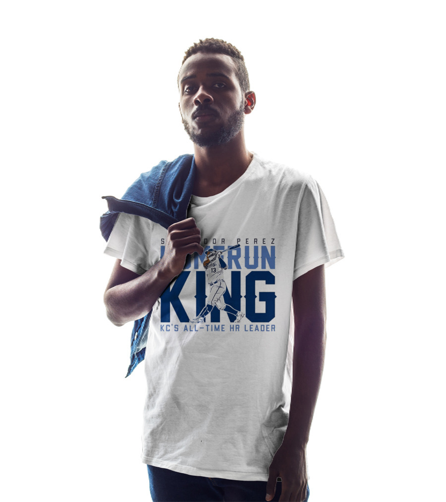 Salvador Perez Home Run King KC's All Time HR Leader T-Shirt
