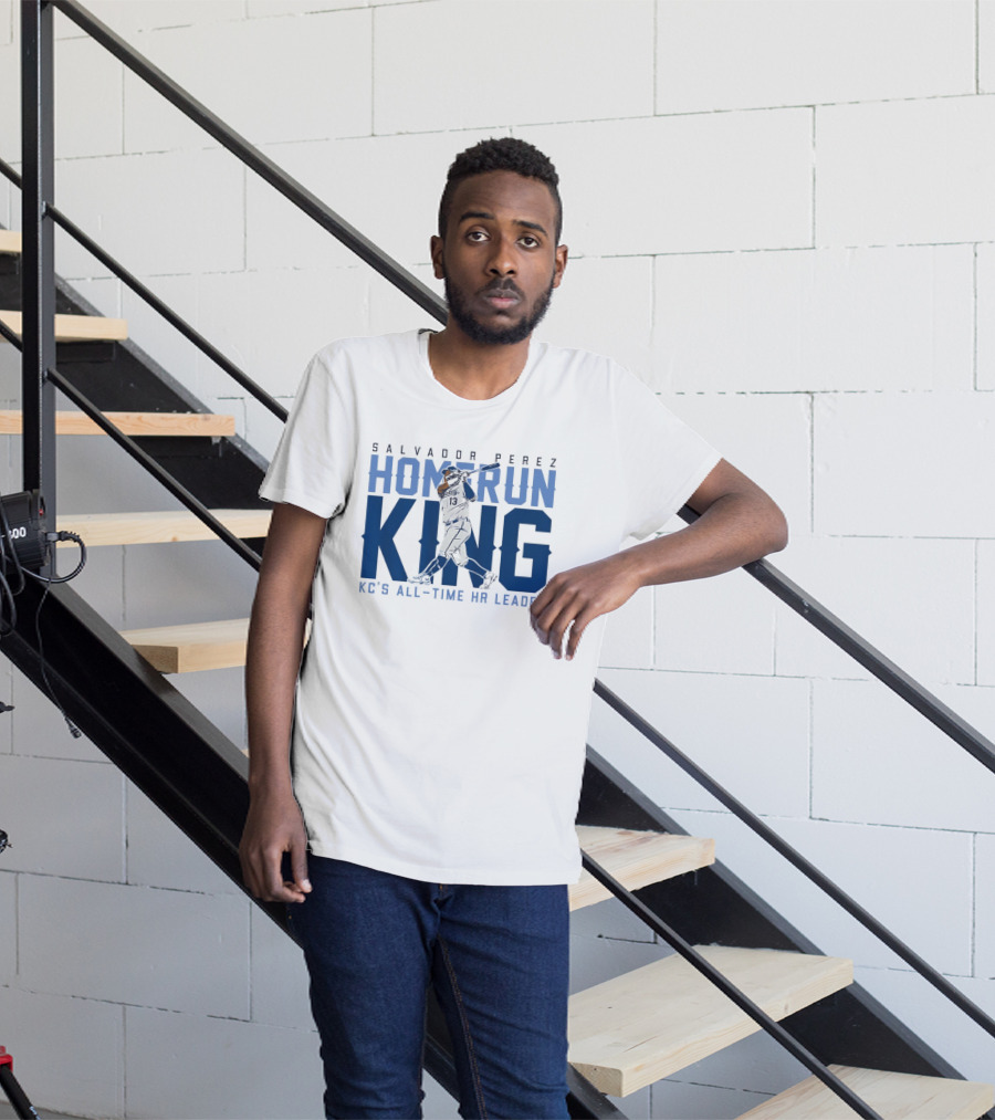 Salvador Perez Home Run King KC's All Time HR Leader T-Shirt