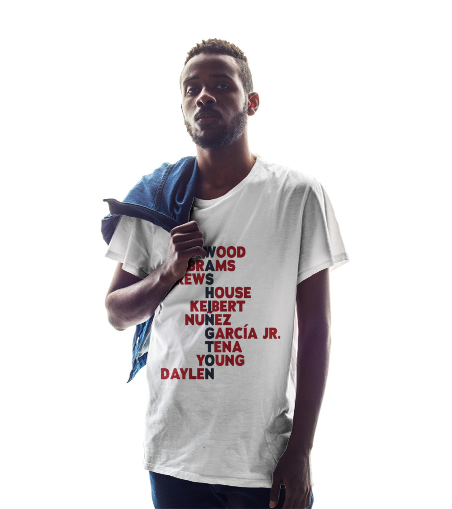 Washington Nationals Wood Abrams Crews House Keibert Núñez Garcia Jr Tena Young Daylen 2026 T-Shirt