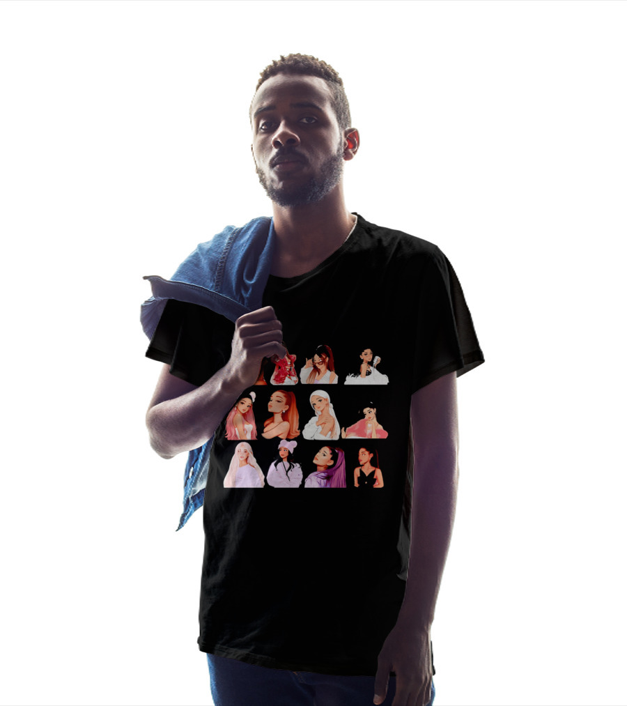 Ariana Grande New Collection Animated Style Portraits T-Shirt