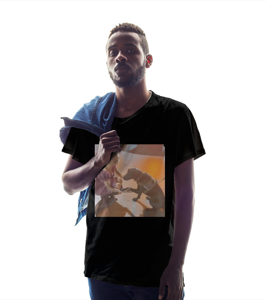 Ariana Grande Slipping Down With Dog T-Shirt