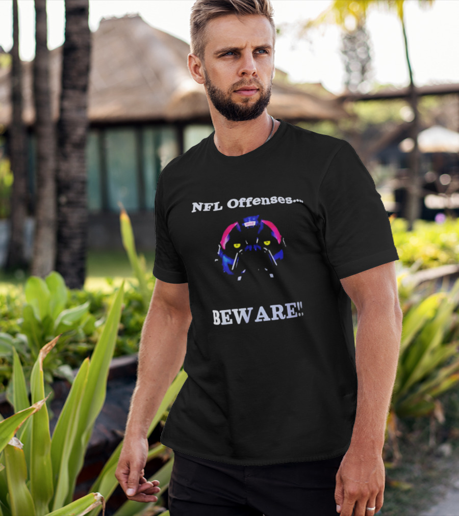 NFL Offenses Beware Bulldog T-Shirt
