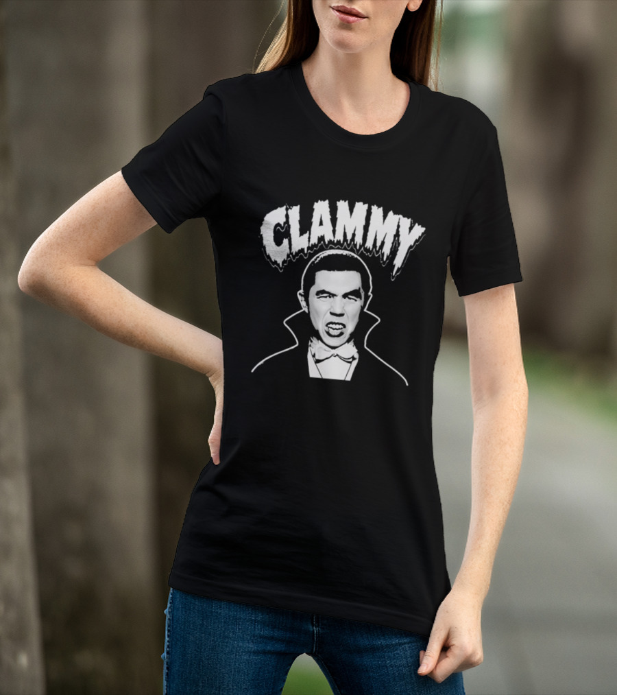 Clammy Dracula Vampire Halloween Costume T-Shirt