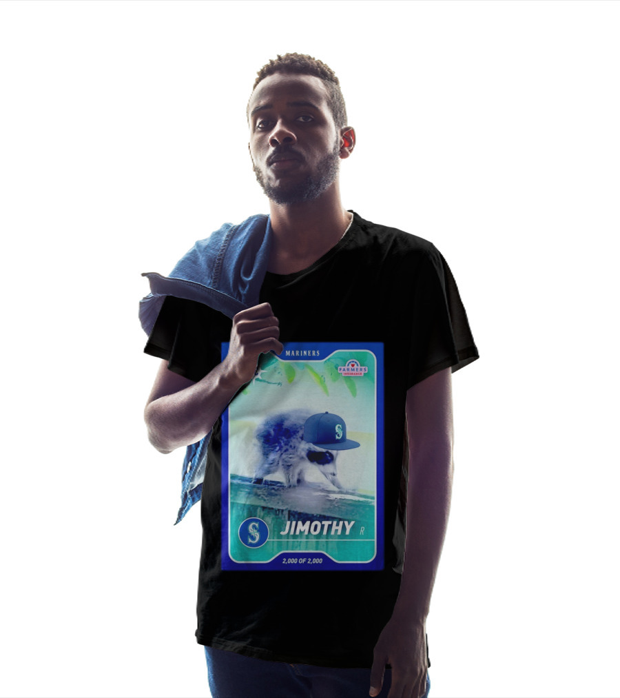 Seattle Mariners Jimothy Night Farmers Insurance Rookie Card 2000 Of 2000 T-Shirt