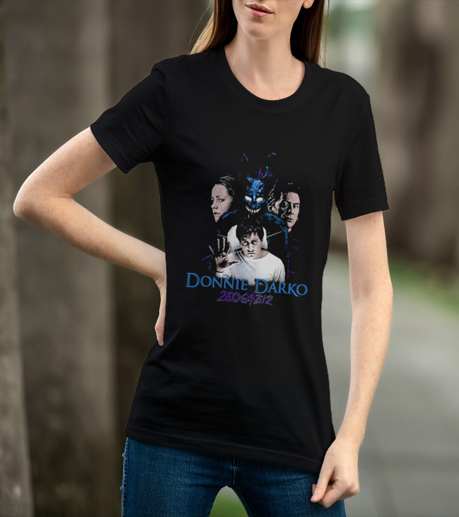 Donnie Darko 28 06 42 12 Characters And Mask T-Shirt