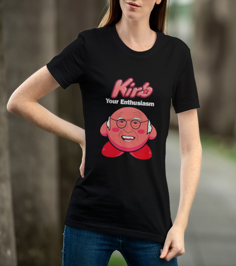 Kirb Your Enthusiasm Kirby Larry David T-Shirt