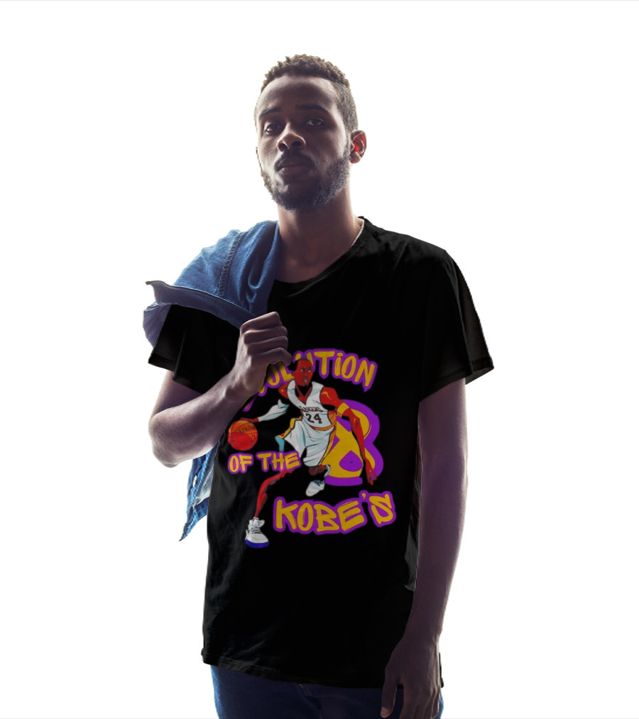 Evolution Of The Kobe's Lakers Basketball Number 24 T-Shirt