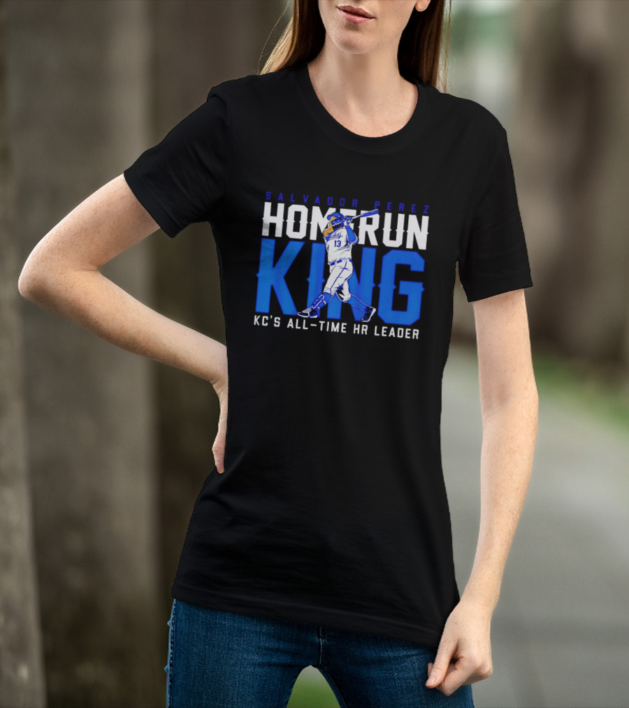 Salvador Perez Homerun King KC's All Time HR Leader T-Shirt