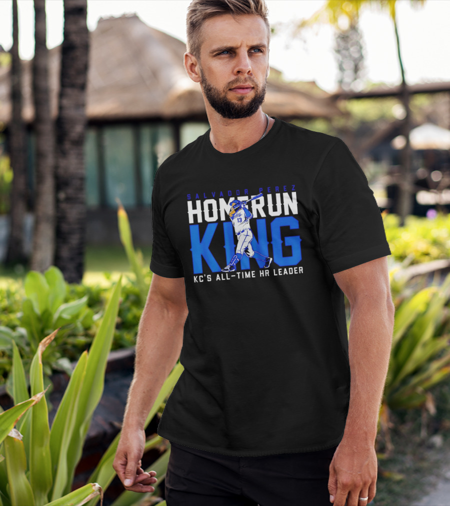 Salvador Perez Homerun King KC's All Time HR Leader T-Shirt