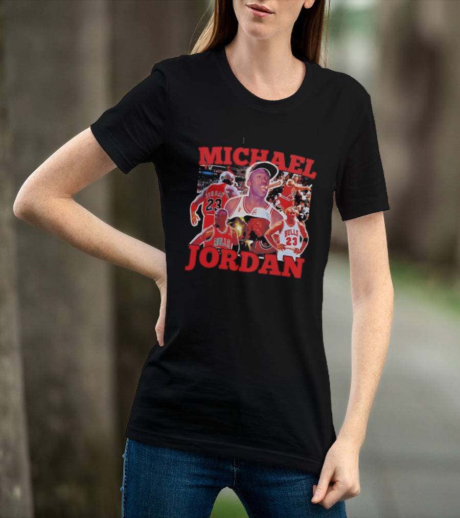 Michael Jordan 23 Bulls 90s T-Shirt