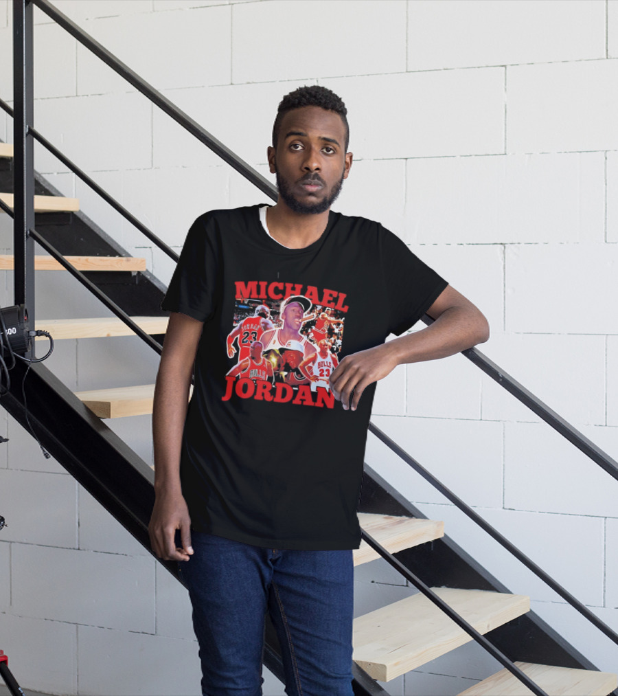 Michael Jordan 23 Bulls 90s T-Shirt