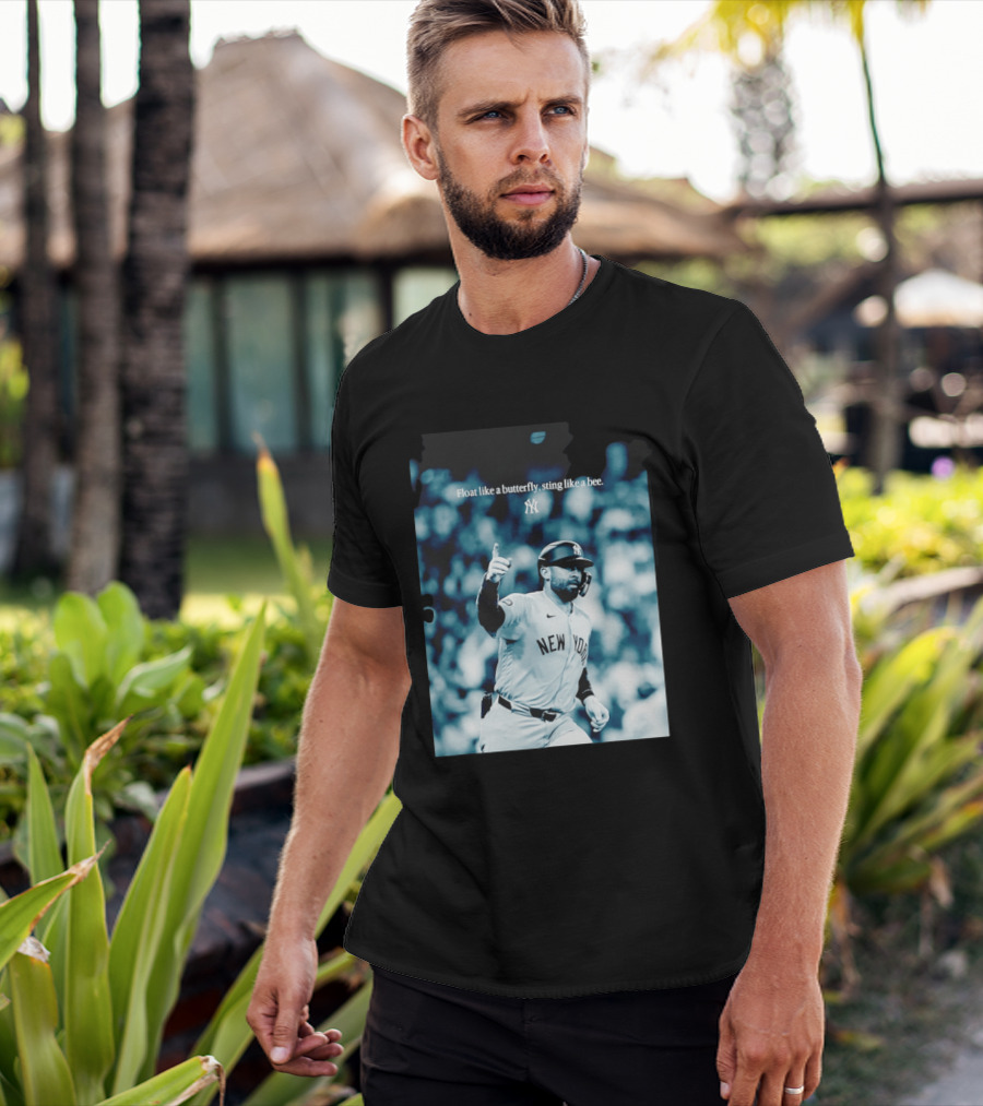 New York Yankees Float Like A Butterfly Sting Like A Bee T-Shirt