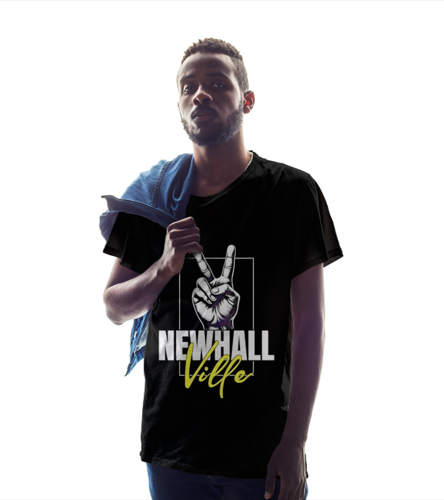 Newhall Ville Peace Gesture Hand T-Shirt